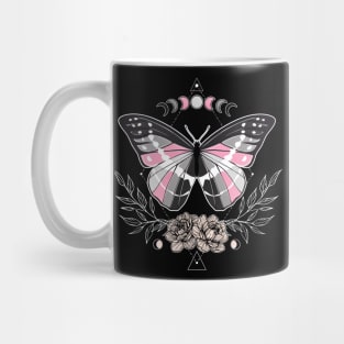 Demigirl Butterfly LGBT Pride Flag Mug